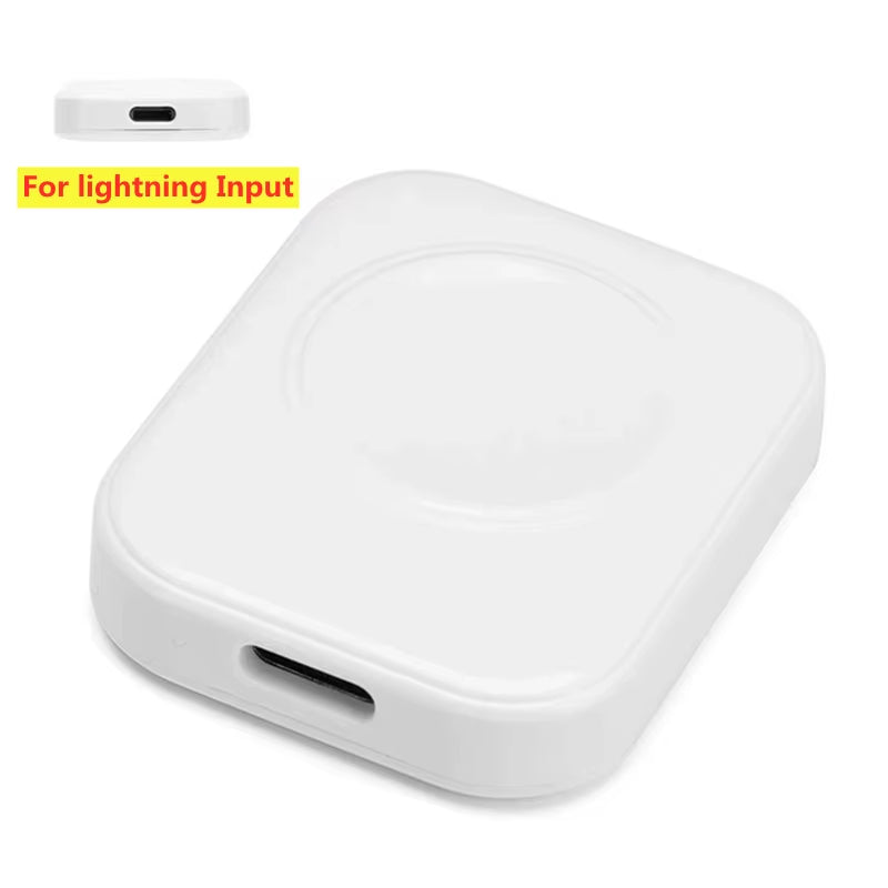 Portable Magnetic Watch Wireless Fast Charger for Iwatch Series 9 8 7 6 5 SE Type C Convert Charger for Iwatch Series 6 5 3 2 1