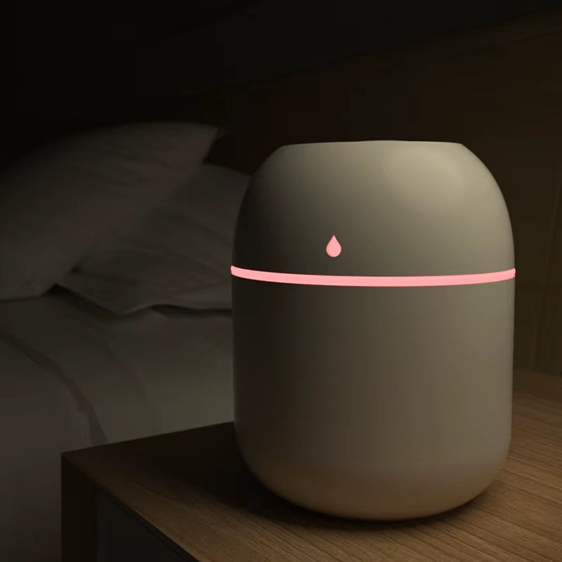 Portable Humidifier 220Ml White USB Desktop Indoor Air Atomization Humidifier Household Mute Large Spray Humidifier