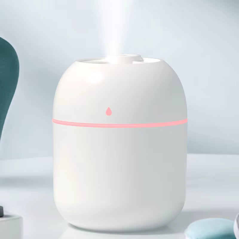 Portable Humidifier 220Ml White USB Desktop Indoor Air Atomization Humidifier Household Mute Large Spray Humidifier