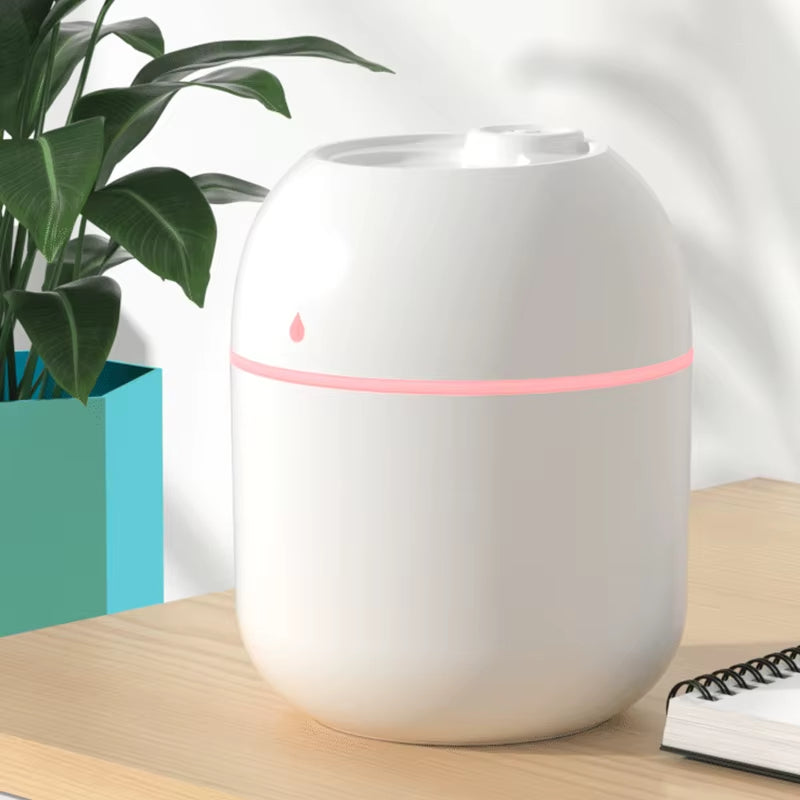 Portable Humidifier 220Ml White USB Desktop Indoor Air Atomization Humidifier Household Mute Large Spray Humidifier