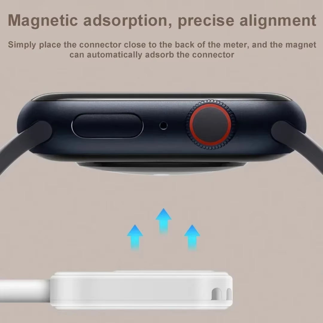 Portable Magnetic Watch Wireless Fast Charger for Iwatch Series 9 8 7 6 5 SE Type C Convert Charger for Iwatch Series 6 5 3 2 1
