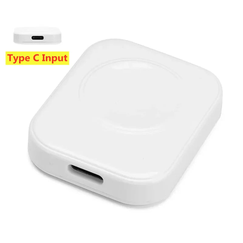 Portable Magnetic Watch Wireless Fast Charger for Iwatch Series 9 8 7 6 5 SE Type C Convert Charger for Iwatch Series 6 5 3 2 1