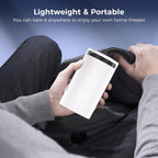 Portable 4K Mini Projector with Wifi and Wireless Bluetooth, Smart Proyector Wit